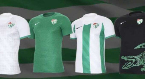 Bursaspor'un yeni formaları Bursastore'de yerini alacak