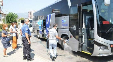 Başkasının HES Kodunu kullanan Kovidli hasta otobüste yakalandı