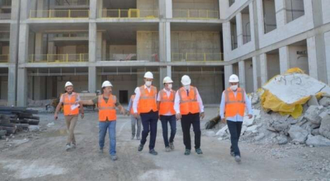 Bursa'da Ali Osman Sönmez Devlet Hastanesi yükselmeye devam ediyor