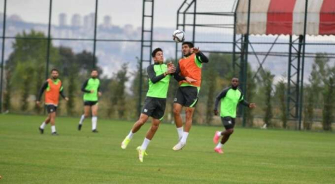 Bursaspor'da pas pres çalışması