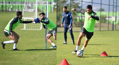 Bursaspor'dan taktik idman...