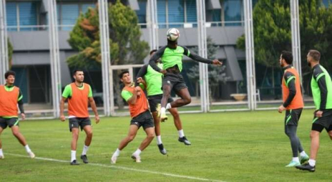 Bursaspor'da Boluspor maçının hazırlıkları devam ediyor