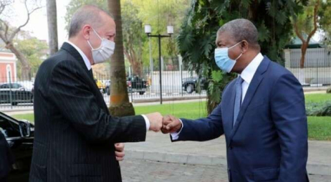 Erdoğan Angola'da! Ortak basın toplantısında önemli açıklamalar