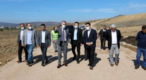 İnegöl'de arazi yollarına kalıcı çözümler