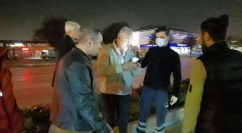 Bursa'da kazada kanlar içinde kalan sürücü hurdaya dönen aracını düşündü