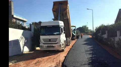 Nilüferköy'ün yolları sıcak asfaltla kaplandı