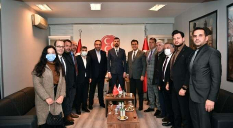Dündar'dan MHP Osmangazi teşkilatı'na ziyaret