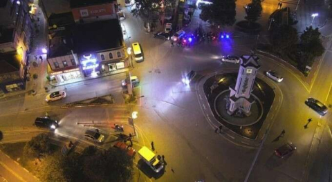 Bursa Gemlik'te 'drone destekli' asayiş uygulaması