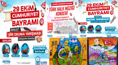 Cumhuriyet coşkusu Yıldırım'da yaşanacak