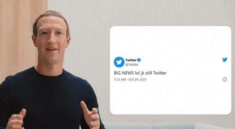 Facebook'un adını değiştirdiğini gören Twitter'dan olay paylaşım!