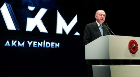 Erdoğan'dan AKM açılışında önemli açıklamalar: Asırlar boyunca ayakta kalacak!