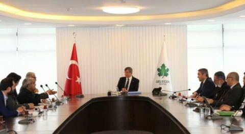 Gelecek Partisi il başkanlarıyla tek tek görüşüyor