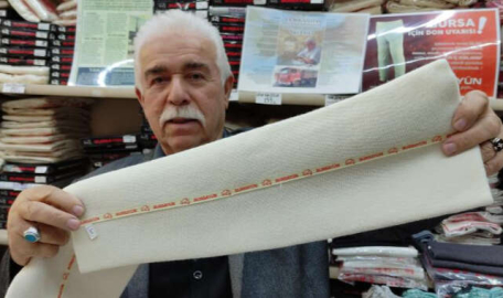 Bursa'da havalar soğudu, yün içliklere talep arttı 