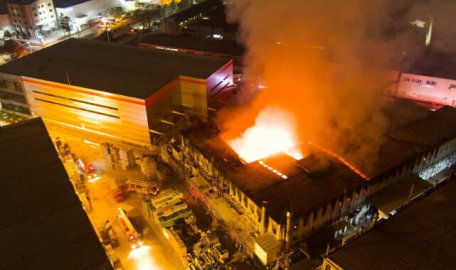  Bursa'daki fabrikada yangın! 5 saat sonra söndürülebildi