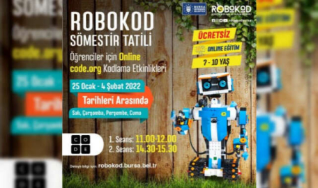 Bursa'da sömestrde ücretsiz kodlama eğitimi 