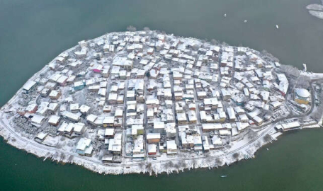 Gölyazı kış aylarında başka güzel...