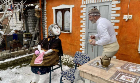 Bursa'da kar'a sevdalı adam yine çıldırdı 