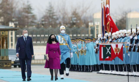 Erdoğan ile Kosova Cumhurbaşkanı Sadriu'dan ortak açıklama