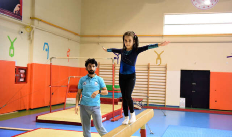 Yıldırım cimnastik eğitimine yoğun ilgi 