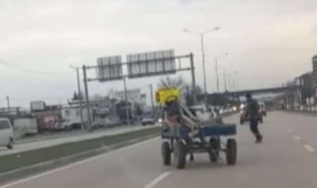 Bursa’da trafiği birbirine kattı 