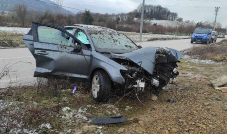 Bursa'da alkollü sürücünün aracı hurdaya döndü