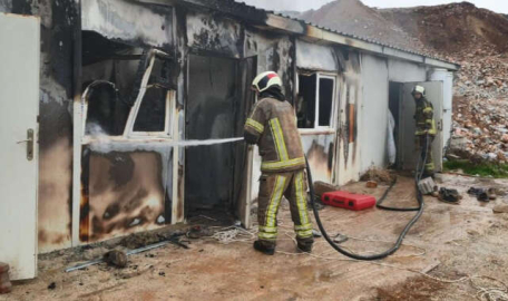 Bursa'da korkutan yangın! İşçiler canlarını zor kurtardı