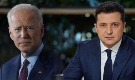 Biden, Zelenski ile görüştü