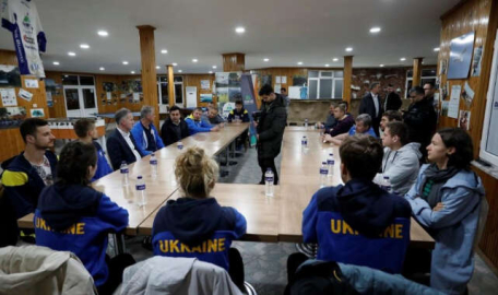 Ukraynalı milli sporcular Bursa'da misafir ediliyor  