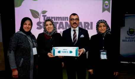 İnegöl Belediyesi kadınlara özel yarışma düzenledi