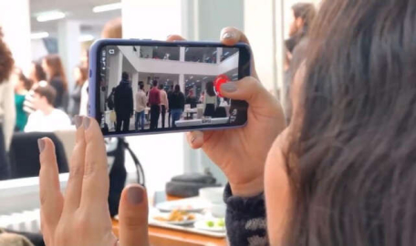 Bursa'da üniversite yemekhanesinde şaşırtan anlar  