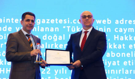 Mehmet Çetinkaya'ya 'geleneksel' üçüncü ödül 