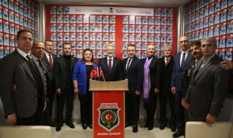 Başkan Erdem, şehit ve gazileri unutmadı 