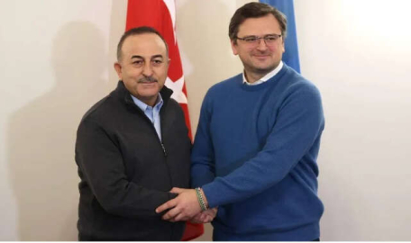 Çavuşoğlu ve Kuleba’dan ortak basın toplantısı