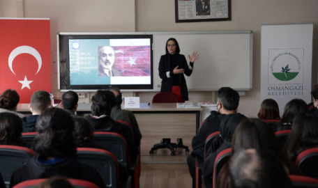 Osmangazi’den İstiklal Marşı söyleşisi 
