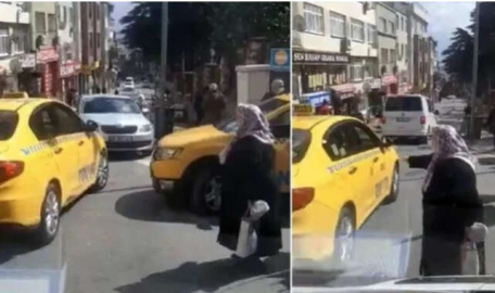 Yaşlı kadını araca almayan taksiciler için karar