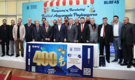 Bursa'da mahalle bakkallarında Ramazan bereketi