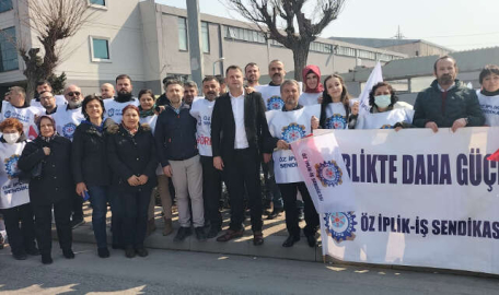 Bursa Acarsoy Tekstil’de eylem! ‘Anayasal hakkımız’