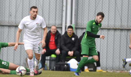 Bursaspor kendi arasında maç yaptı  