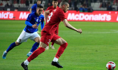 A Milli Takım özel maçta İtalya'ya mağlup oldu