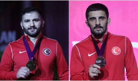 Milli güreşçilerden Avrupa Şampiyonası'nda 2 madalya 