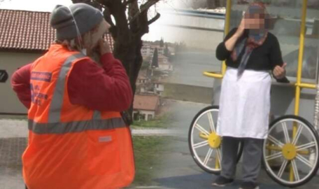 Utanç verici... Temizlik görevlisi kadını böyle ağlattı!