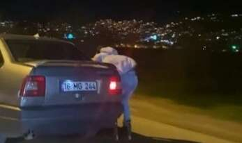 Bursa'da böyle görüntülenmişti! Trafikten men edildi