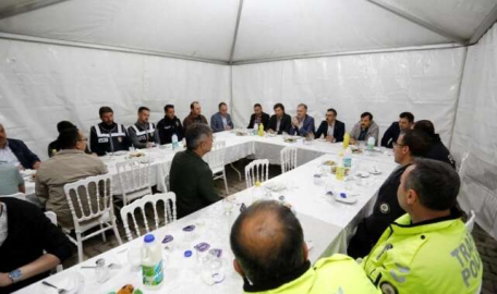 Başkan Taban polis memurlarıyla iftar sofrasında buluştu  