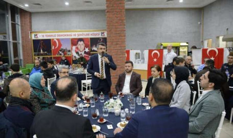 Başkan Yılmaz'dan görev başındaki polislerle iftar  