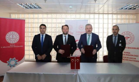Bursa'da tedavi gören çocuklar için eğitim protokolü