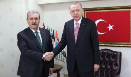 Cumhurbaşkanı Erdoğan'dan Destici'ye ziyaret 