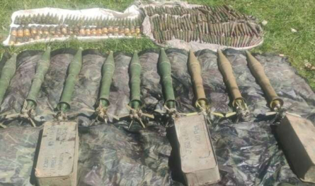 Terör örgütü PKK'ya ait çok sayıda mühimmat ele geçirildi