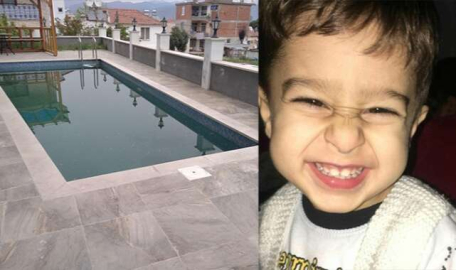 Havuza düşen 3 yaşındaki Yamaç kurtarılamadı