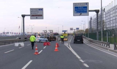 İstanbul'da bazı yollar trafiğe kapatıldı 