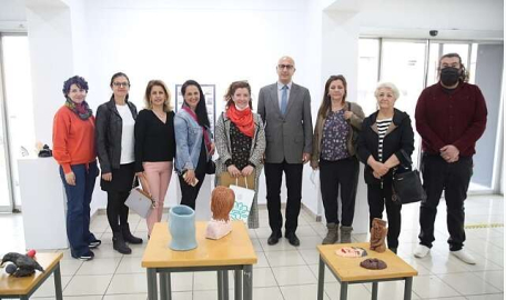 Bursa'da heykel atölyesinin eserleri sergilendi  